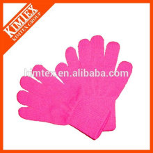 Wholesale warm acrylic cheap winter knit gloves